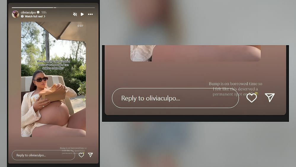 Christian McCaffrey's wife Olivia Culpo drops pregnancy update (Image Credit: Culpo/IG)